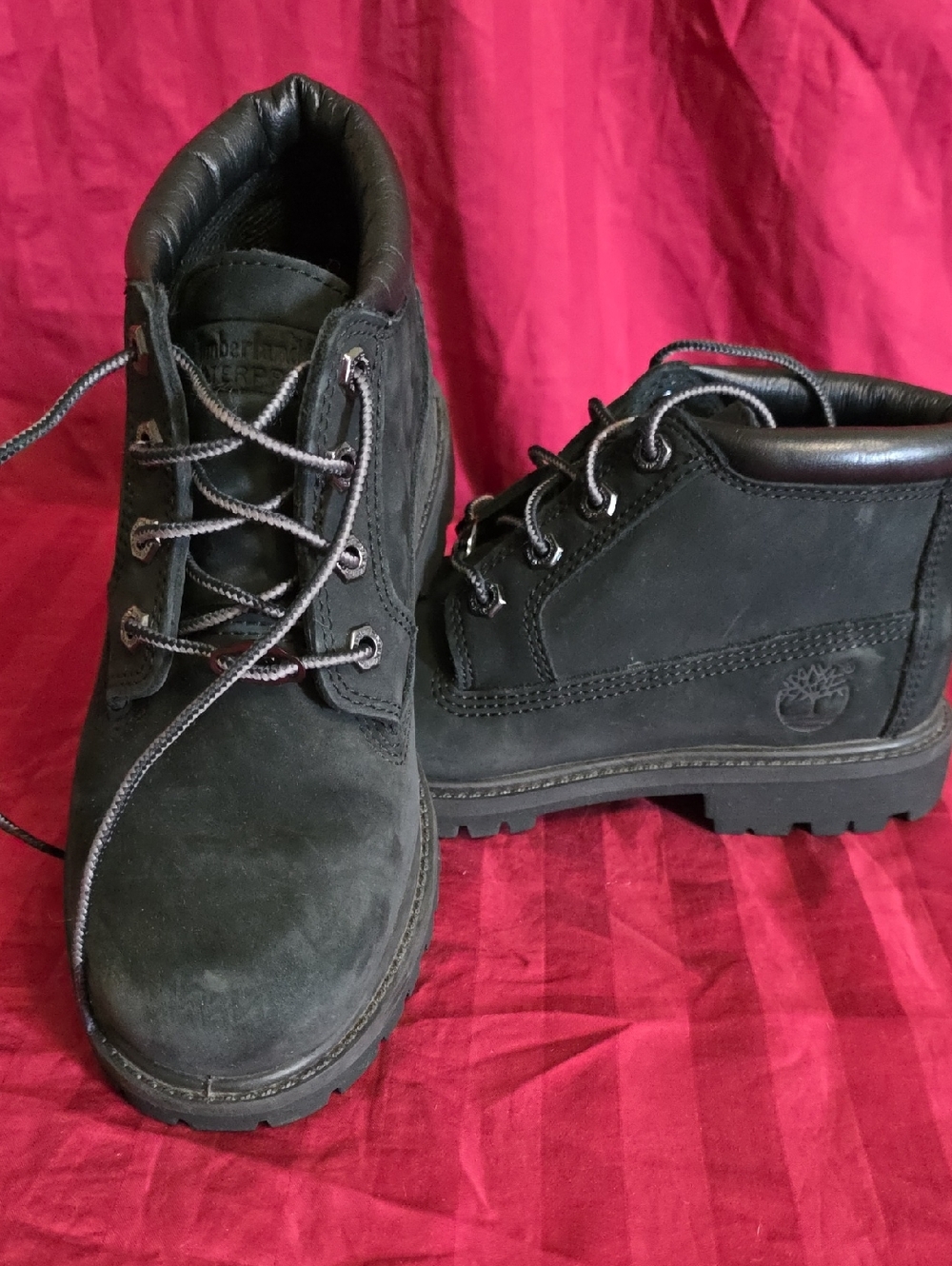 Timberland Black Nubuck Ankle Boots